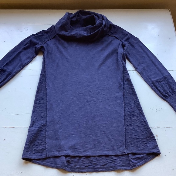 Ruby Moon blue lightweight knit cowl neck sweater Medium - Picture 1 of 10